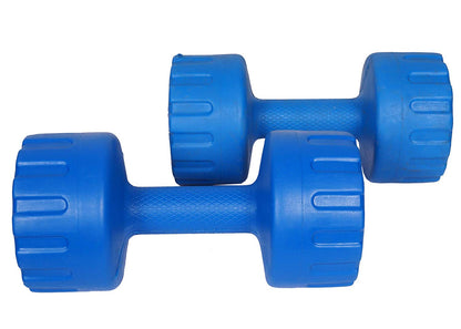 DEE MANNEQUIN Set of 2KG Blue PVC Fixed Dumbbell Set (Women & Men)