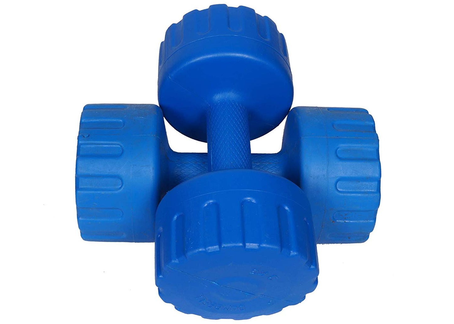 DEE MANNEQUIN Set of 4KG Blue PVC Fixed Dumbbell Set (Women & Men)