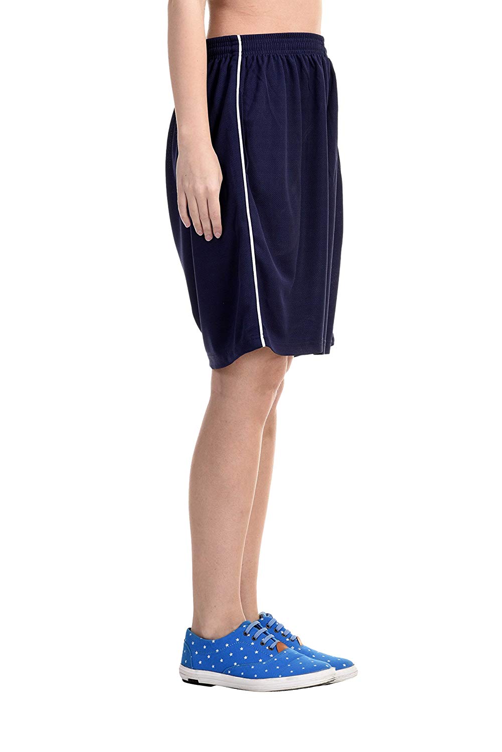 Dee Mannequin Jolly Cotton Shorts for Female Set of 3 (White / Navy Blue / Black)