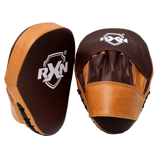 RXN Boxing Micro Focus Mits (Tan/Brown)