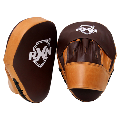 RXN Boxing Micro Focus Mits - Tan/Brown