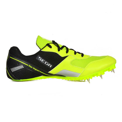 Sega Flower Spikes Running Athletic Shoes for Men (Green)