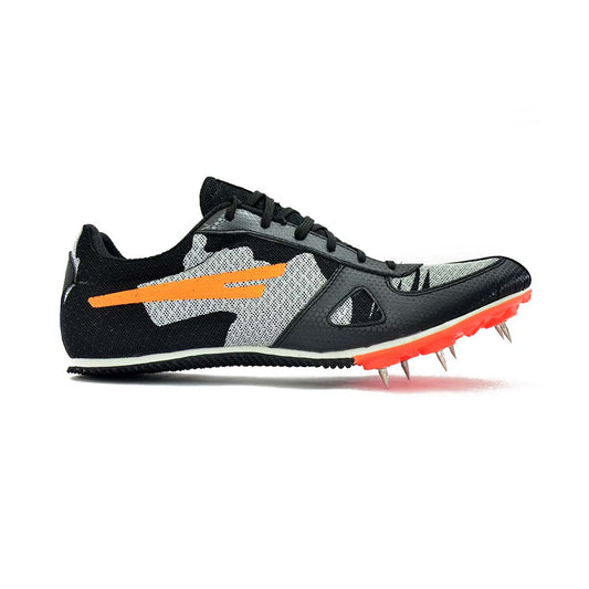 Sega Fly Spikes Running Athletic Shoes for Men (Black / Orange)