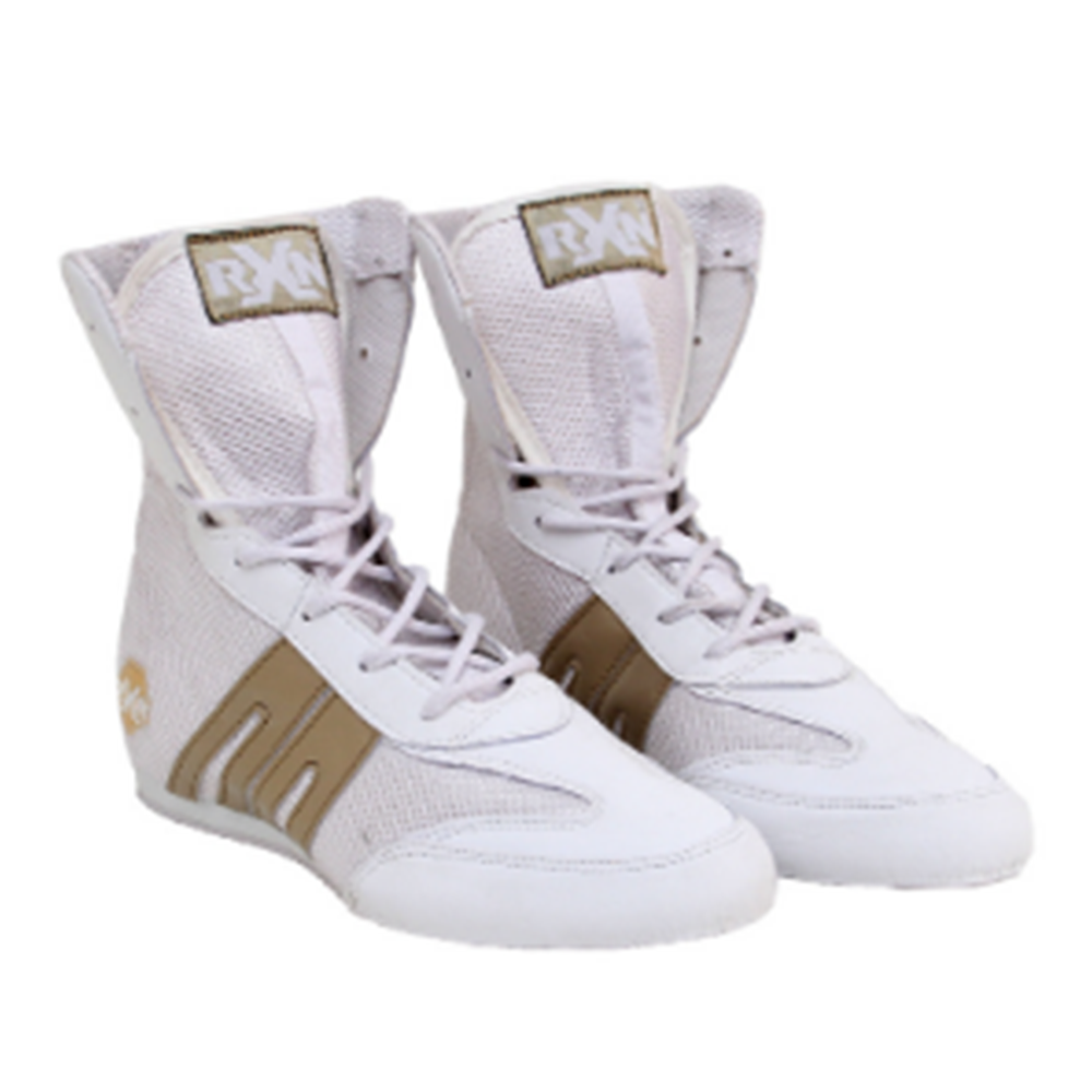 RXN Gold Medal Boxing Shoes (White)
