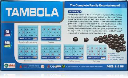Tambola Board Game Family Game