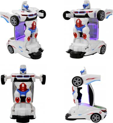 Auto Convert into Robot Deform Car toy with Light and Music