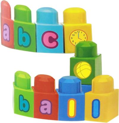 ABC Blocks Building Games For Kids With 30 Pieces