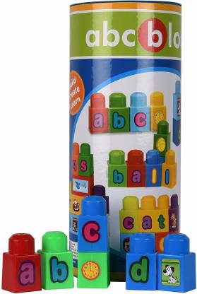 ABC Blocks Building Games For Kids With 30 Pieces