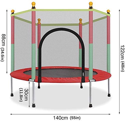 Trampoline for Kids With Safety Net 55 Inch