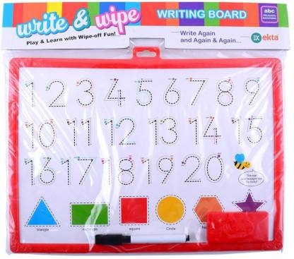 Write & Wipe Writing Board Learning Slate For Toddlers kids