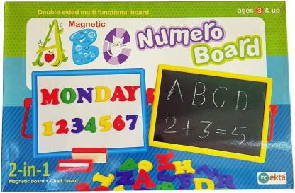 Magnetic ABC Numero Board