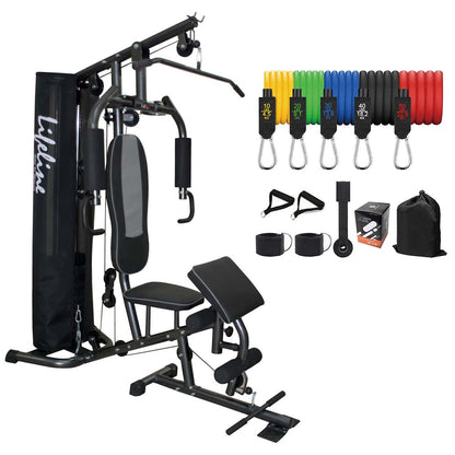 LifeLine Fitness Home Gym – HG 005 with 5 in 1 Resistance Band