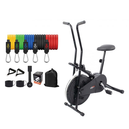 LifeLine Fitness Exercise Cycle 102 with 5 in 1 Resistance Band