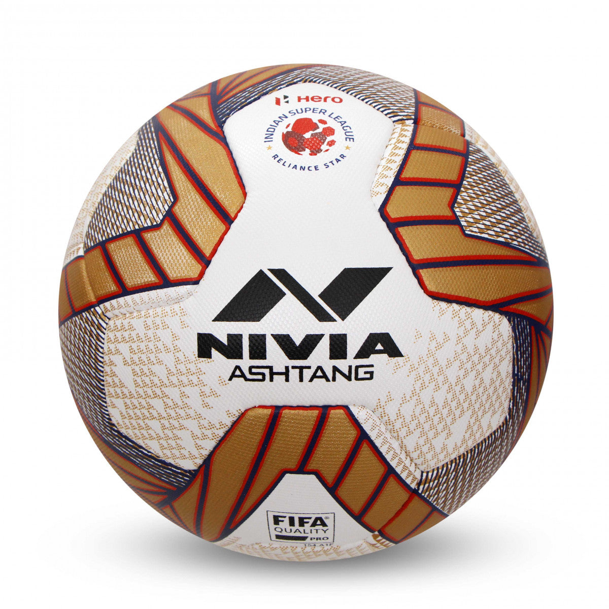 NIVIA Ashtang Pro with ISL logo Match Football Size-5