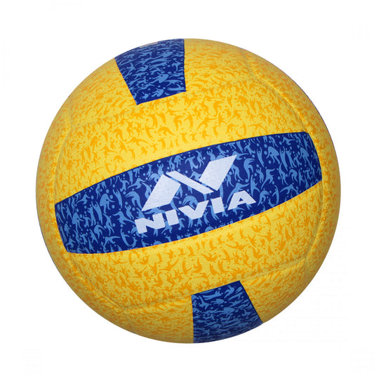 NIVIA G2020 Volleyball Size – 4 (Yellow / Blue)