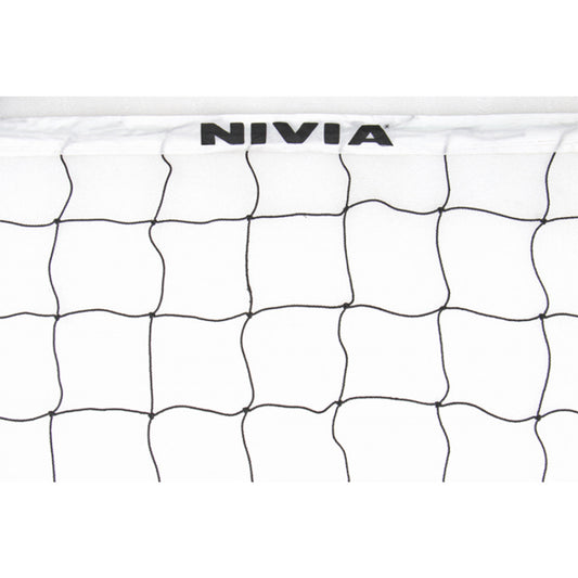 NIVIA Volleyball Net PE without Knot 9.5x1.0mtr (Black)
