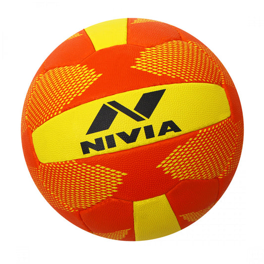 NIVIA Grain Throw Ball Size – 5 (Orange / Yellow)