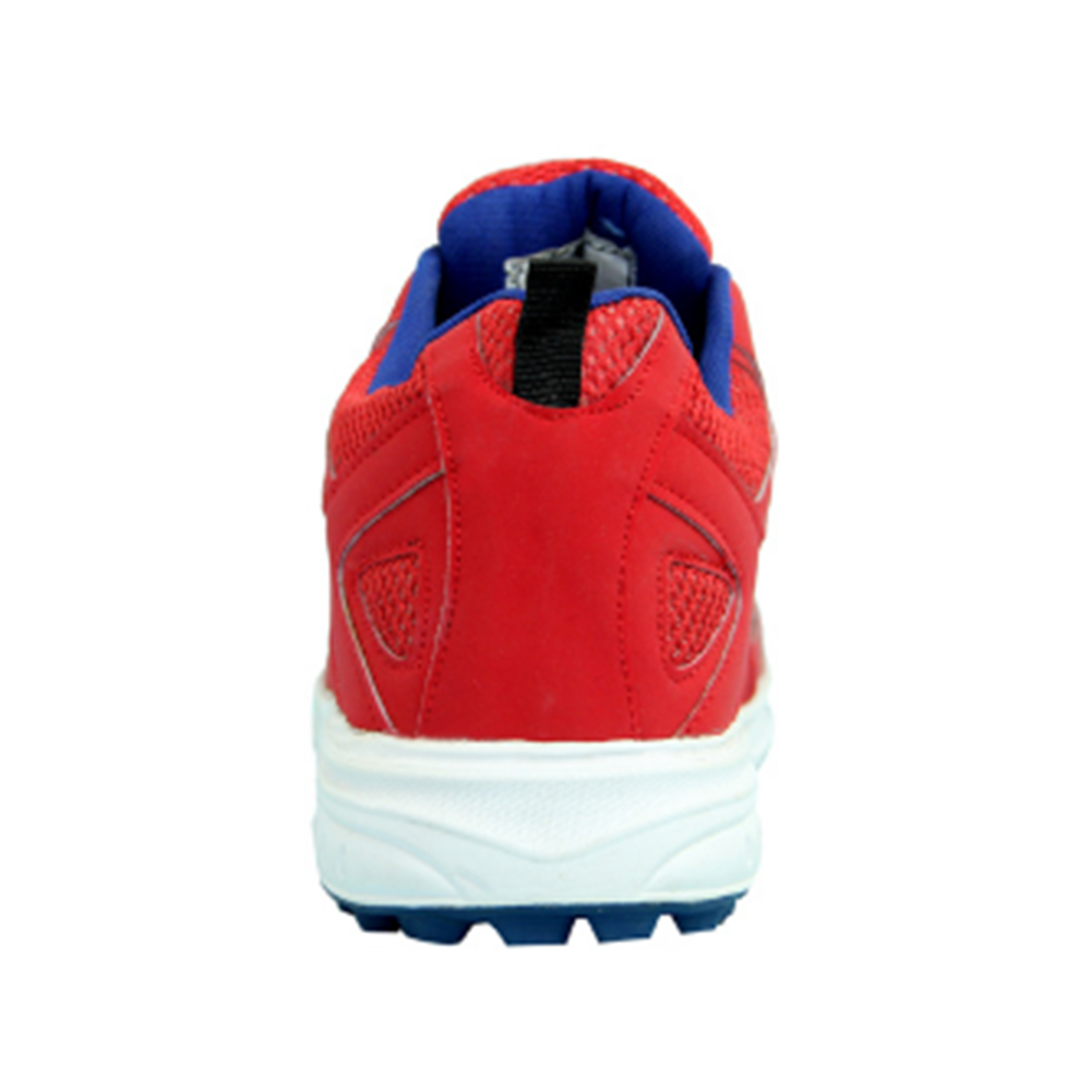 RXN Off Drive Cricket Shoes (Red/Blue/White)