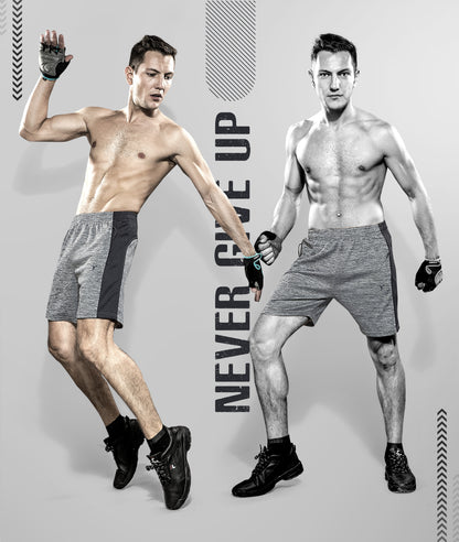 TechnoSport Men's Dry-Fit Shorts OR-36 (Light Grey)