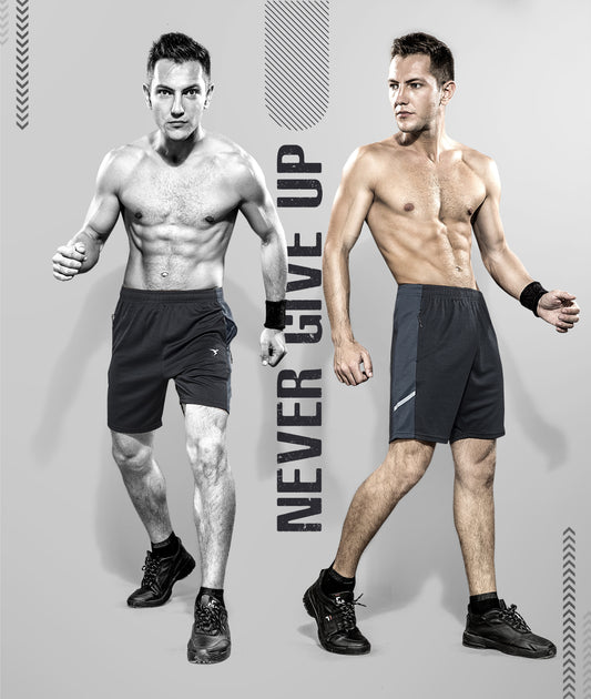 TechnoSport Men's Dry-Fit Shorts OR-36 (Black)