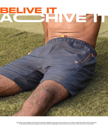 TechnoSport Men's Dry-Fit Shorts Dark Grey OR-46