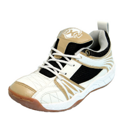 RXN OFF Net Badminton Shoes (White/Black)