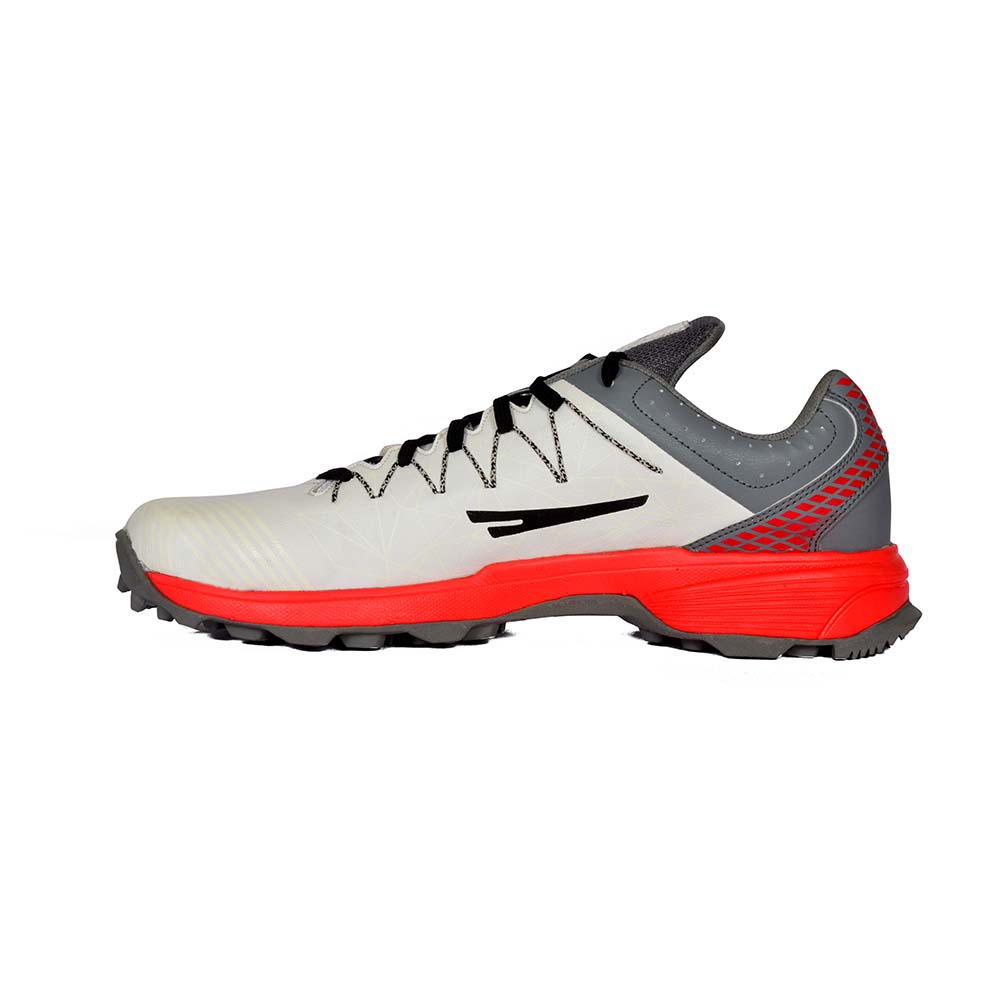Sega Power Cricket Shoes (White/Red)