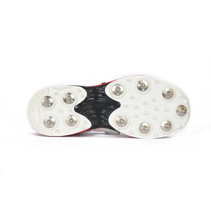 Sega Reach Spikes Cricket Shoes (White/Red)