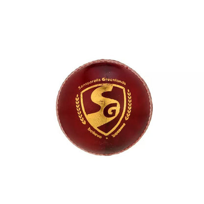 SG Club™ Red Leather Cricket Ball