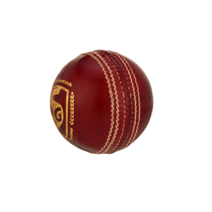 SG Bouncer™ Red Leather Cricket Ball
