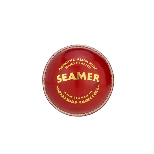 SG Seamer™ Red Leather Cricket Ball 2 Piece