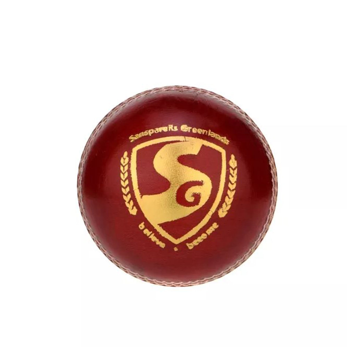 SG Shield 20 Red Leather Cricket Ball 2 Piece