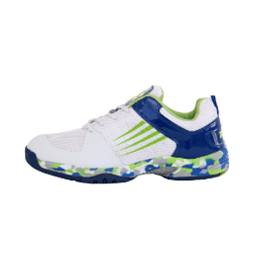 RXN Smasher Badminton Shoes (White/Blue)