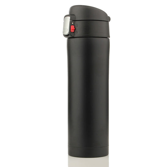 500ml Double Wall Vacuum Insulated Stainless Steel Bottle/Flask - Black
