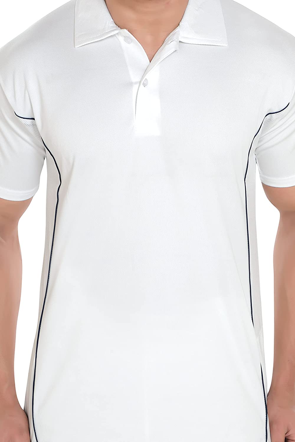 White Cricket Dress Half Sleeve For Men