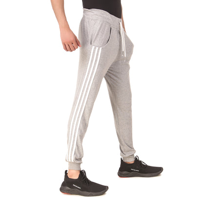 Men's Casual Solid Track Pants Grey