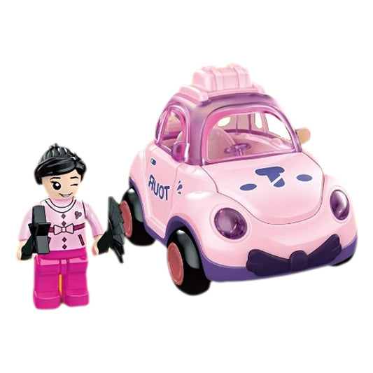 Weebles Wobble Unbreakable High Speed Friction Cartoon Car