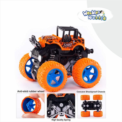 Weebles Wobble 4WD Friction Racing Stunt Cars for Kids