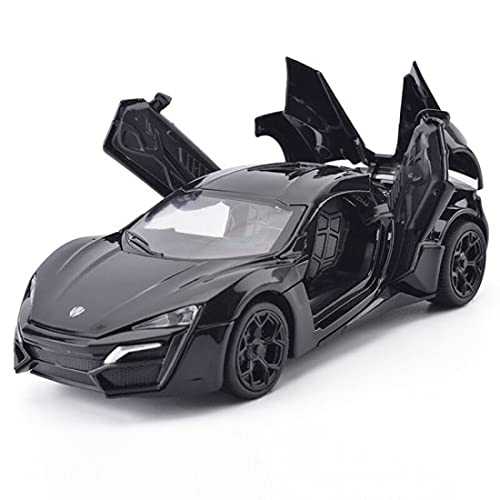 Weebles Wobble Lykan hypersport Models Pull Back Alloy Die cast Sport Car