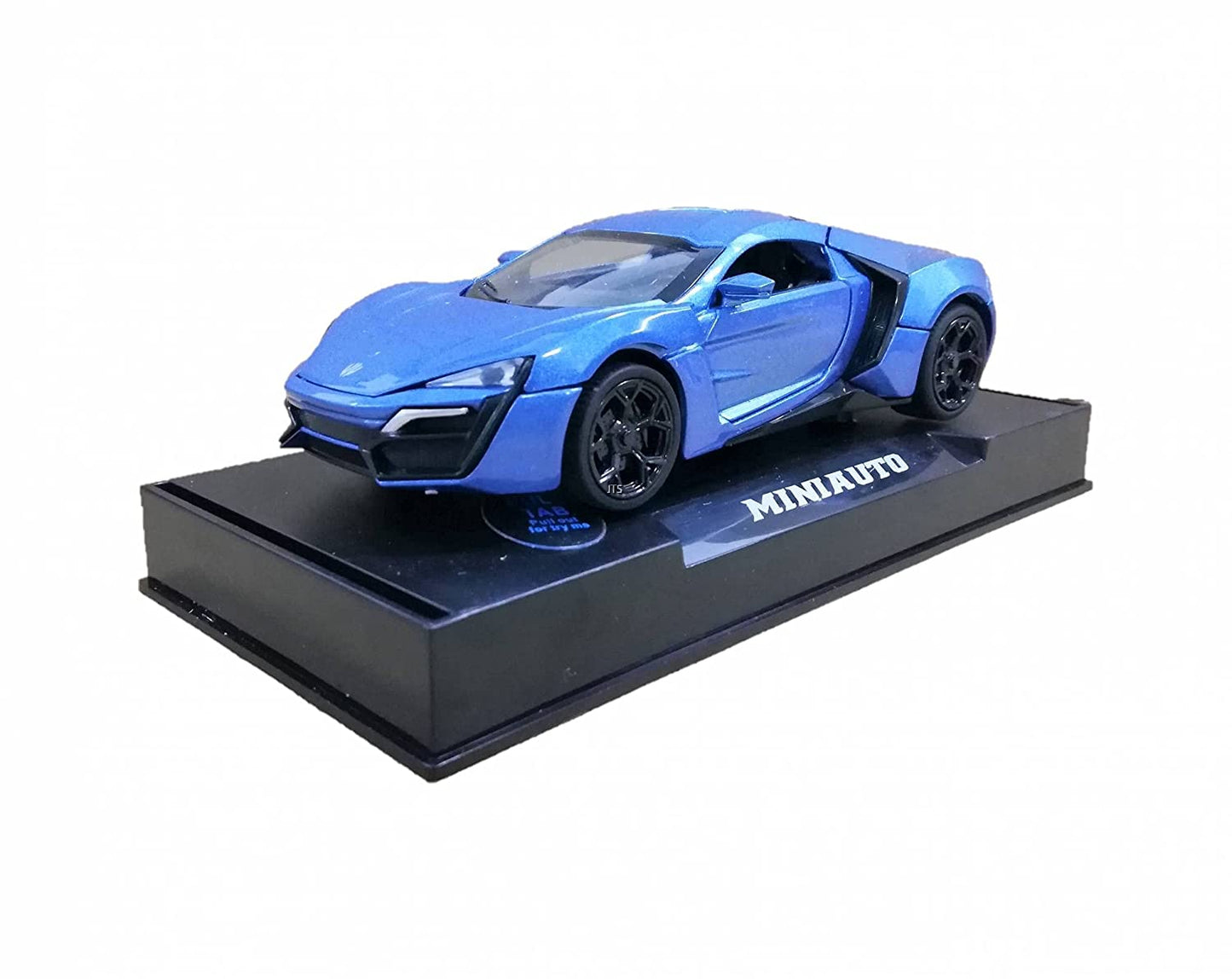 Weebles Wobble Lykan hypersport Models Pull Back Alloy Die cast Sport Car